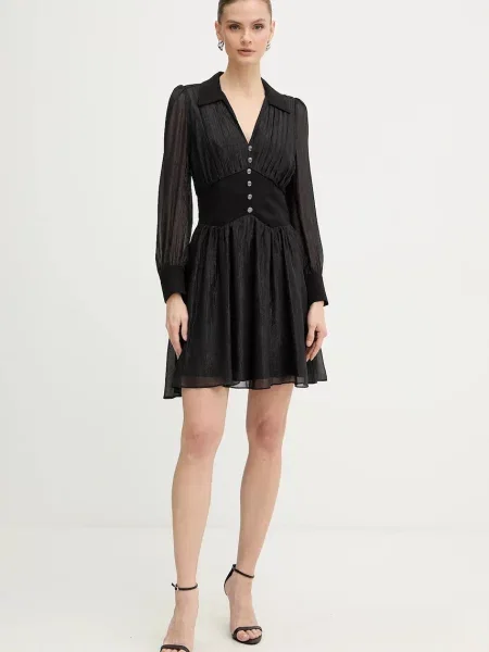 Сукня Morgan mini розкльошена ROPLAM чорний