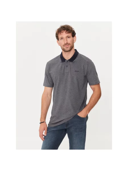 Boss Поло Peoxfordnew Relaxed Fit cиній
