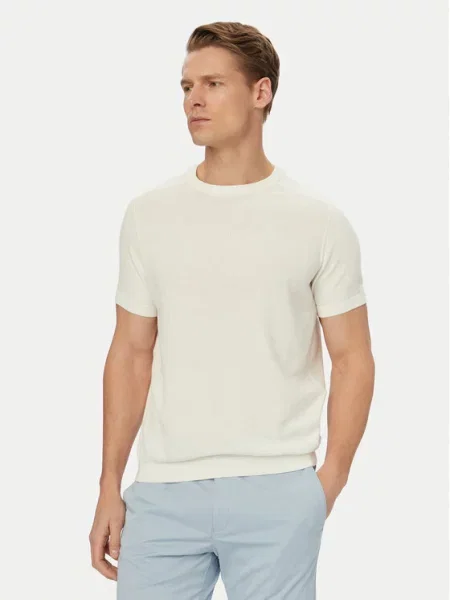 Bugatti T-Shirt λευκό