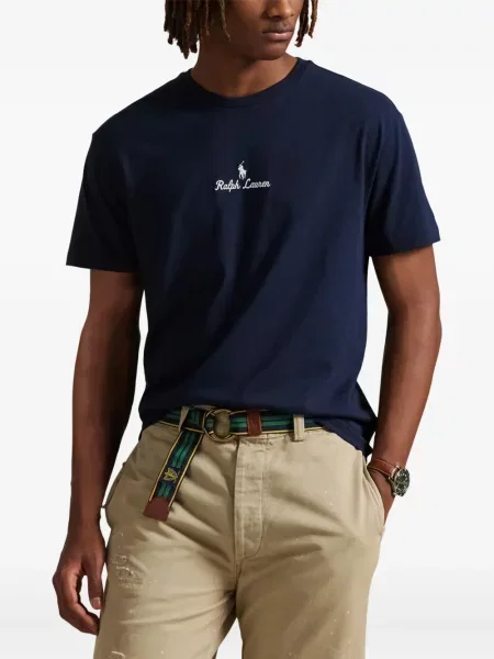 Μικρός κασκέτο Polo Ralph Lauren με χαμηλή μέση υφαίνω διαγωνίως πράσινο