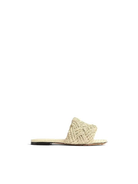 Klapki Bottega Veneta brązowe