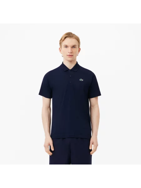Lacoste Koszulka Polo Regular Fit Uv Protect granatowa
