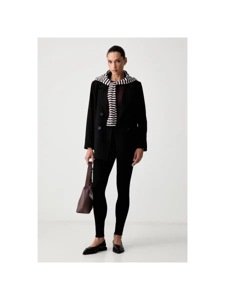 Jeansy skinny Levi's 720 z wysoką talią czarne