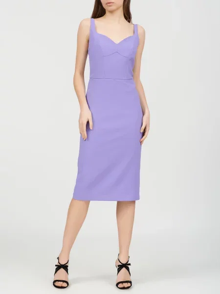 Платье Elisabetta Franchi фиолетовое