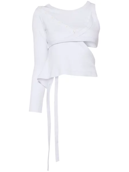 Top Natasha Zinko alb