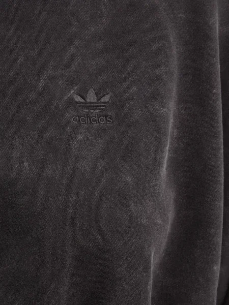 Ριγέ τρέξιμο μπλούζα Adidas από διχτυωτό κόκκινο
