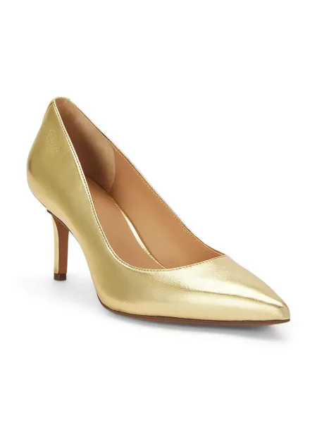 Pantofi cu toc Lauren Ralph Lauren din piele