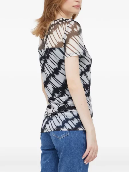 Tricou Dkny cu imagine alb
