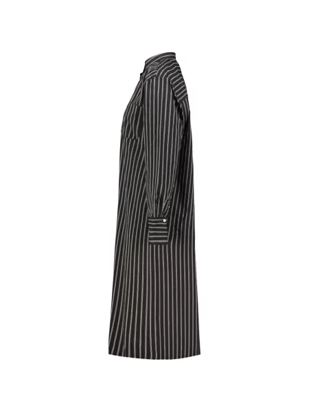 Rochie tip cămașă Toteme din poplin negru