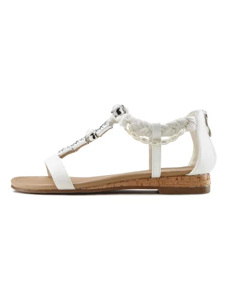 LASCANA Sandale cu baretă alb