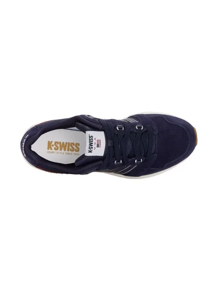 Pantofi K-swiss din piele de căprioară albastru