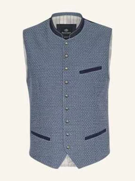 Hammerschmid Kamizelka Do Stroju Ludowego Fred Slim Fit blau niebieska