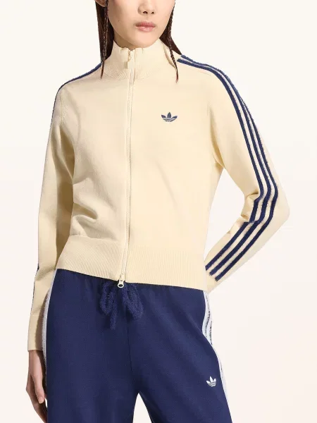 Adidas Originals Pletený Svetr Knit Firebird režná / tmavě modrá