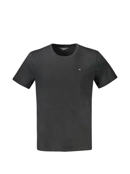 Tricou Tommy Hilfiger cu broderie negru
