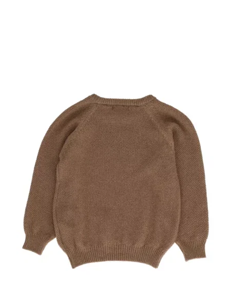 Sweter dziecięcy Babe And Tess brązowy