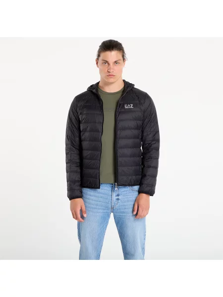 Bunda Emporio Armani Train Core Id Down Light black bílá
