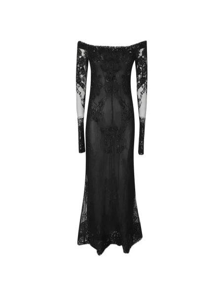 Sukienka maxi Blumarine czarna