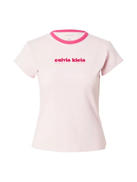 Calvin Klein Jeans Majica / svetlo / brusnica roza