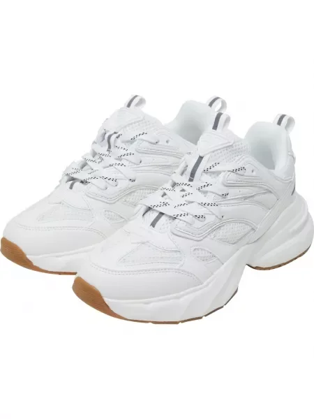 Sneakerși Aim'n alb