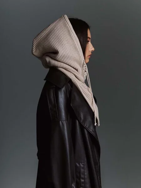LE SH KA headwear Балаклава Beige Balaclava бежева