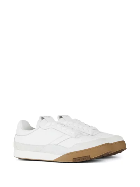 Sneakerși Givenchy din piele de căprioară alb