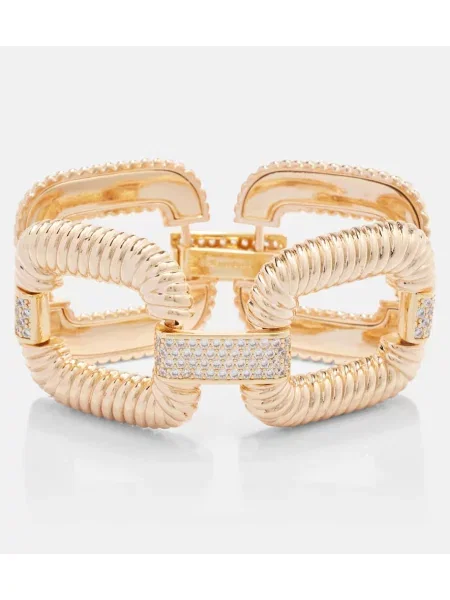 Brăţară Self-portrait de cristal auriu