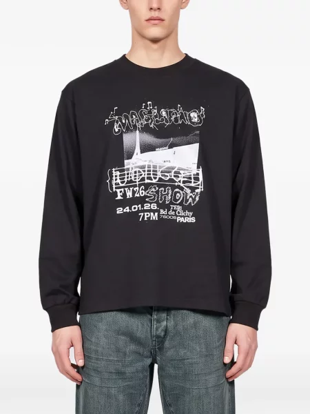 Lung tricou Magliano negru