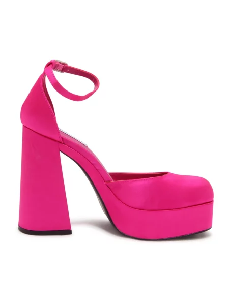 Satynowa czółenka Steve Madden różowa