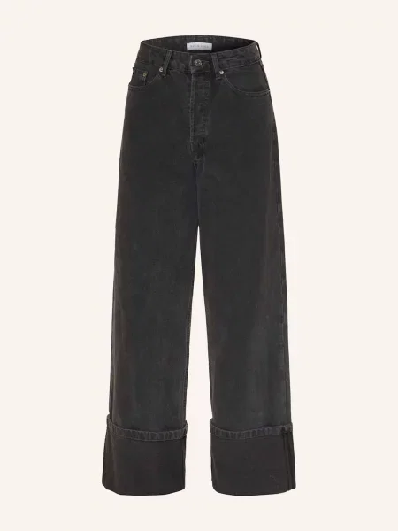 Mrs & Hugs Straight Leg Džíny black černé