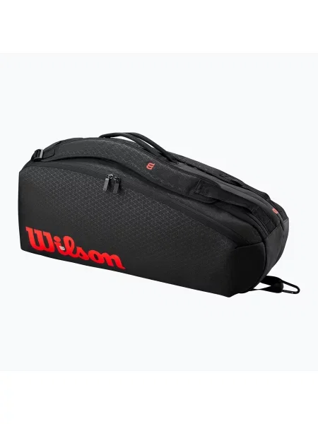 Torba tenisowa Wilson Clash V3 Super Tour black/ infrared czarna