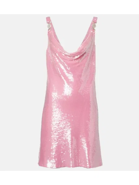 Rochie Versace de mătase de costum roz