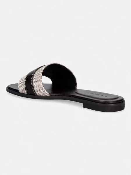 Tory Burch чехли с равна подметка дамски Romy Slide кафяво