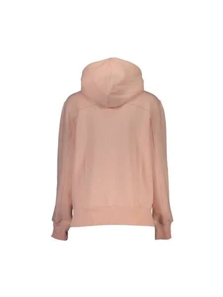 Bluza z kapturem Calvin Klein Jeans różowa