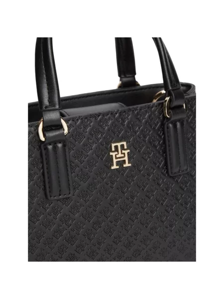 Tommy Hilfiger Torebka Th Daily Mini Tote Mono czarny