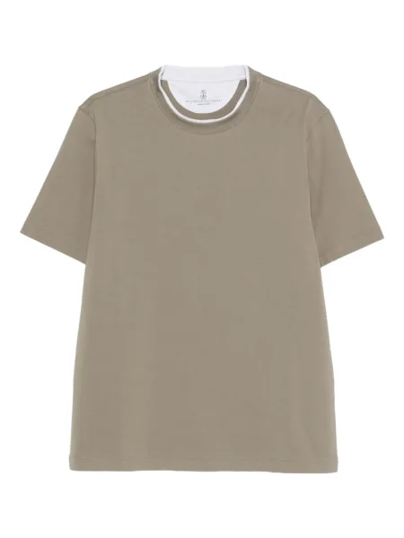 Tricou Brunello Cucinelli verde