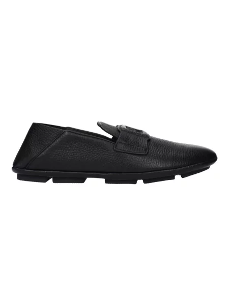 Półbuty Dolce And Gabbana skórzane czarne