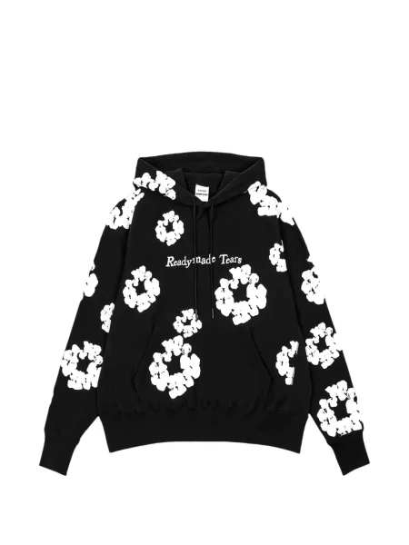 Hanorac cu glugă Denim Tears cu glugă negru