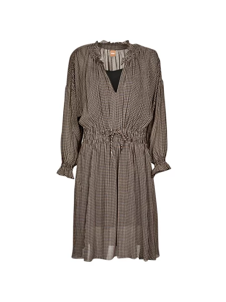 Mini obleka Boss črna