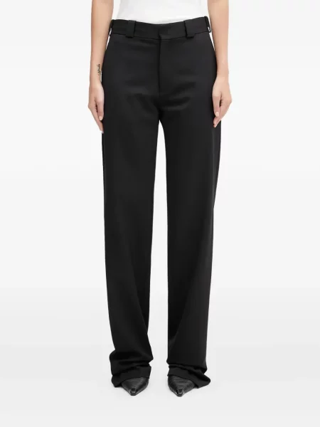 Pantaloni Vetements de lână negru