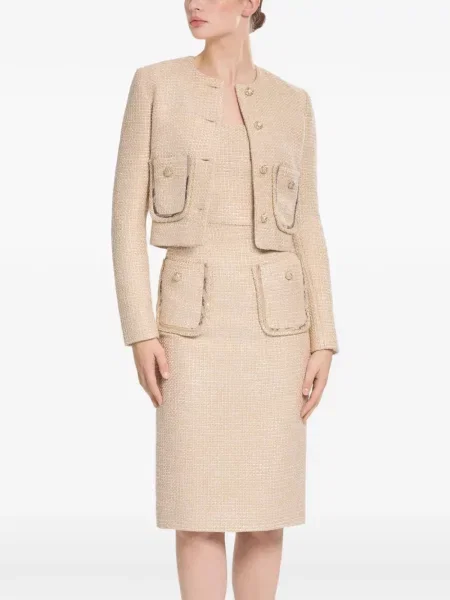 Geacă Elie Saab cu imagine din tweed