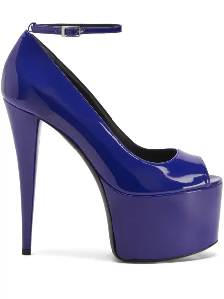Pantofi cu toc Giuseppe Zanotti albastru