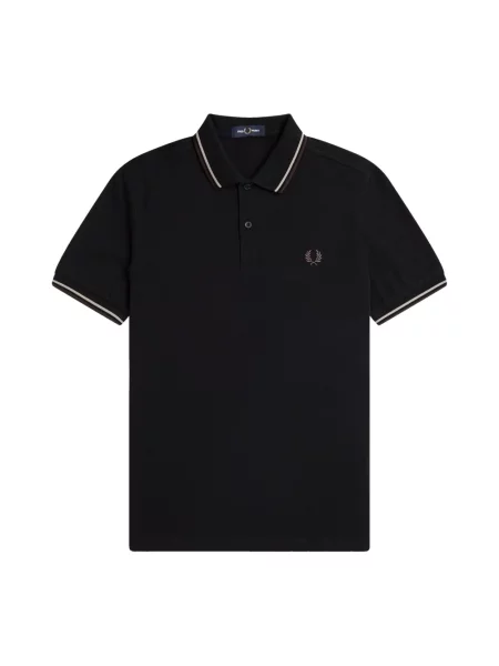 Koszulka polo Fred Perry czarna