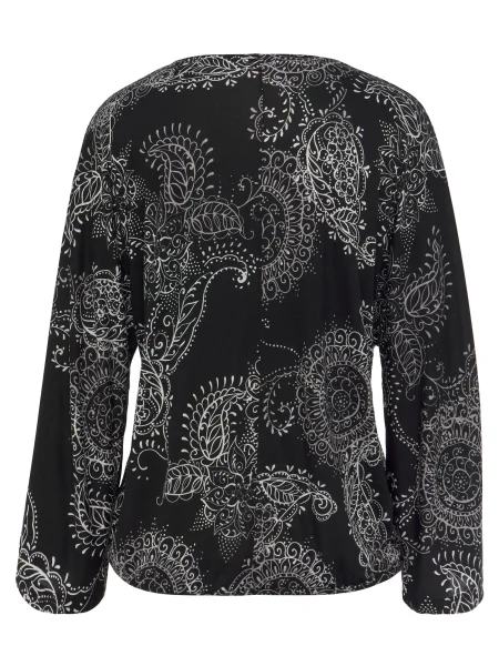 VIVANCE Tricou negru alb