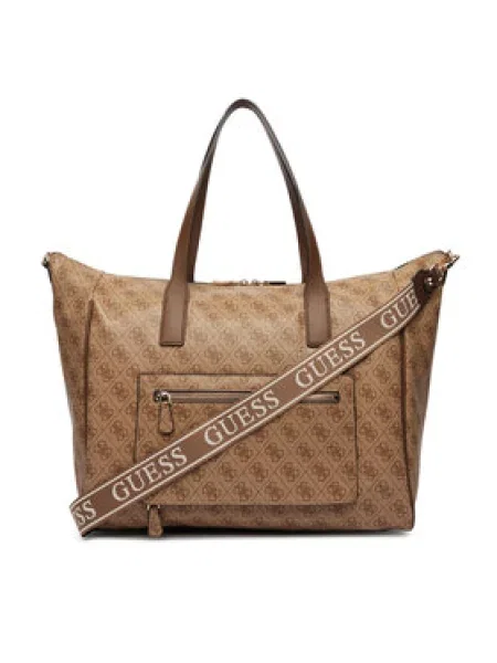 GUESS Shopper táska LATONA bézs barna