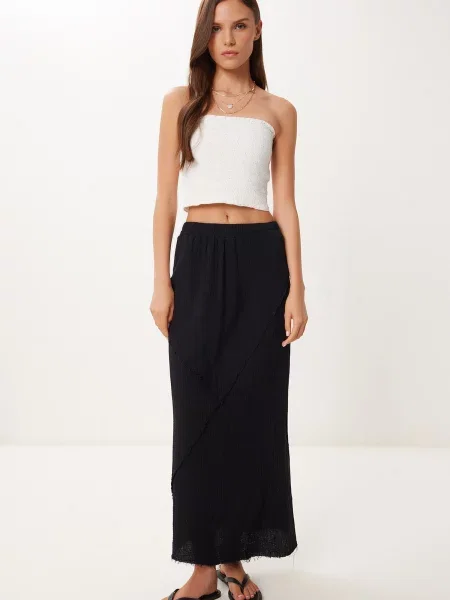 Happiness İstanbul Fustă negru