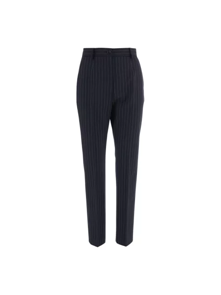 Spodnie Dolce And Gabbana ze stretchu niebieskie