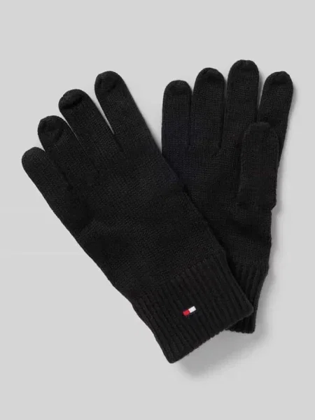 Rękawiczki Tommy Hilfiger czarne