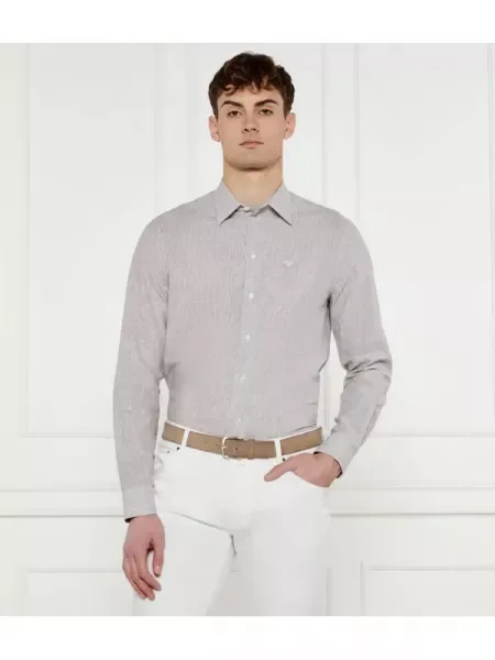 Emporio Armani De in cămașă bej