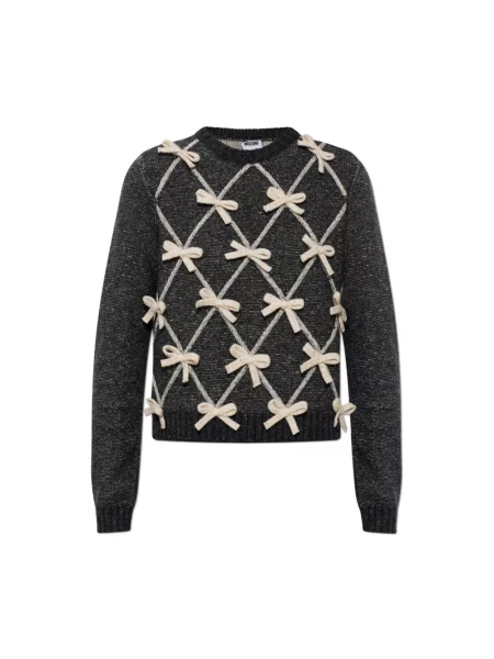 Sweter Moschino szary