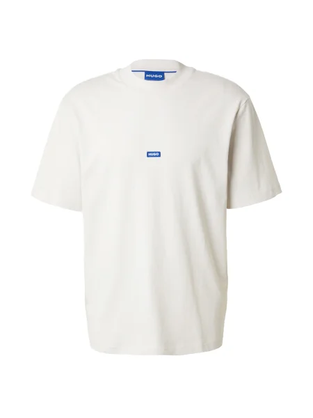 HUGO Tricou Nieros albastru alb